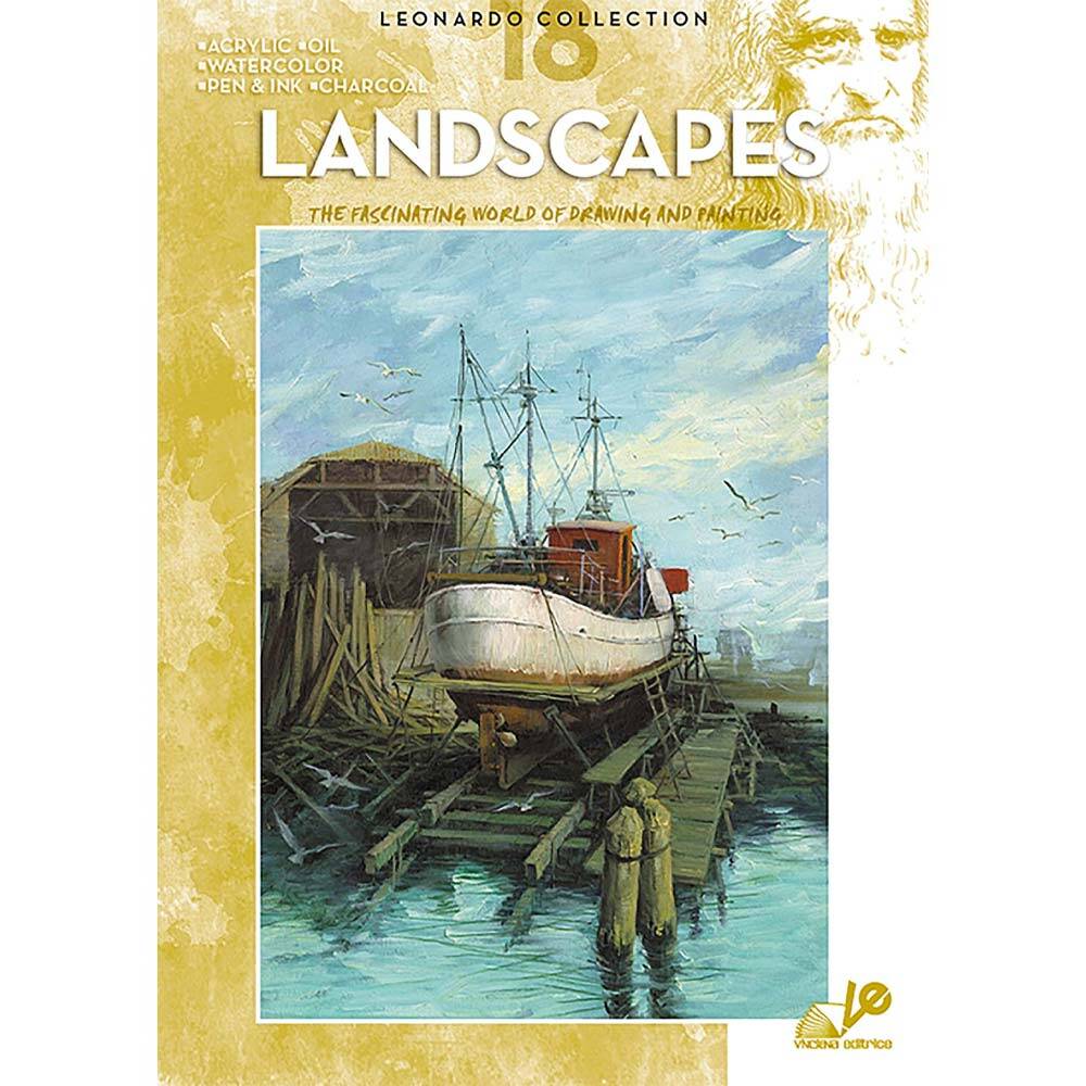 Leonardo Collection Drawing Book Landsapes N: 18 Landscapes N: 18