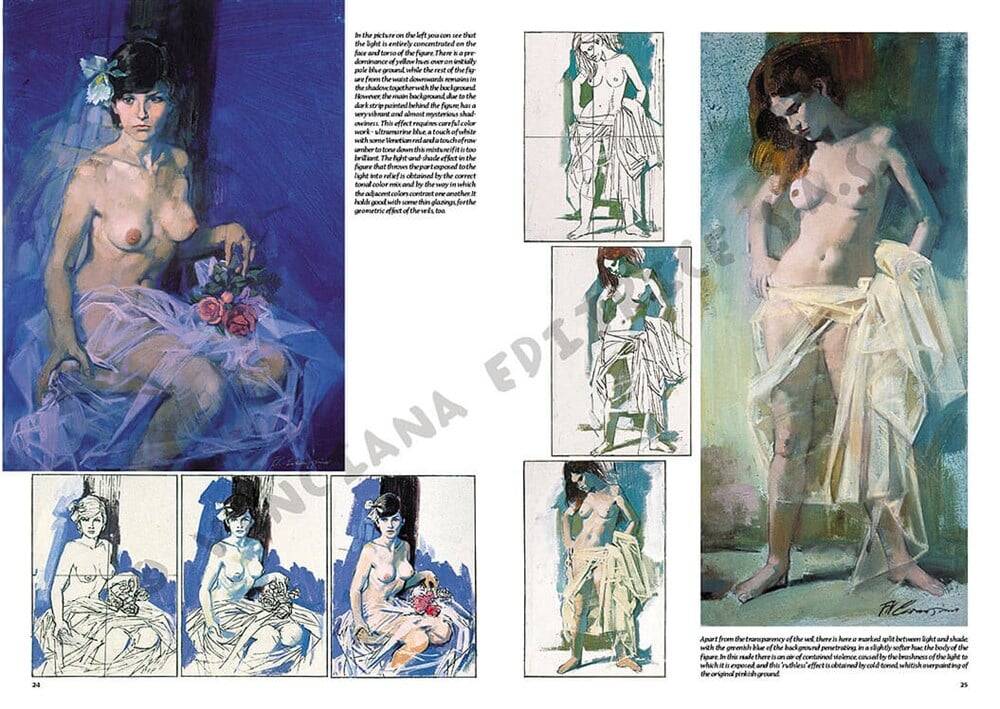Leonardo Collection Drawing Book Nudes No: 8 Nude Drawing N: 8