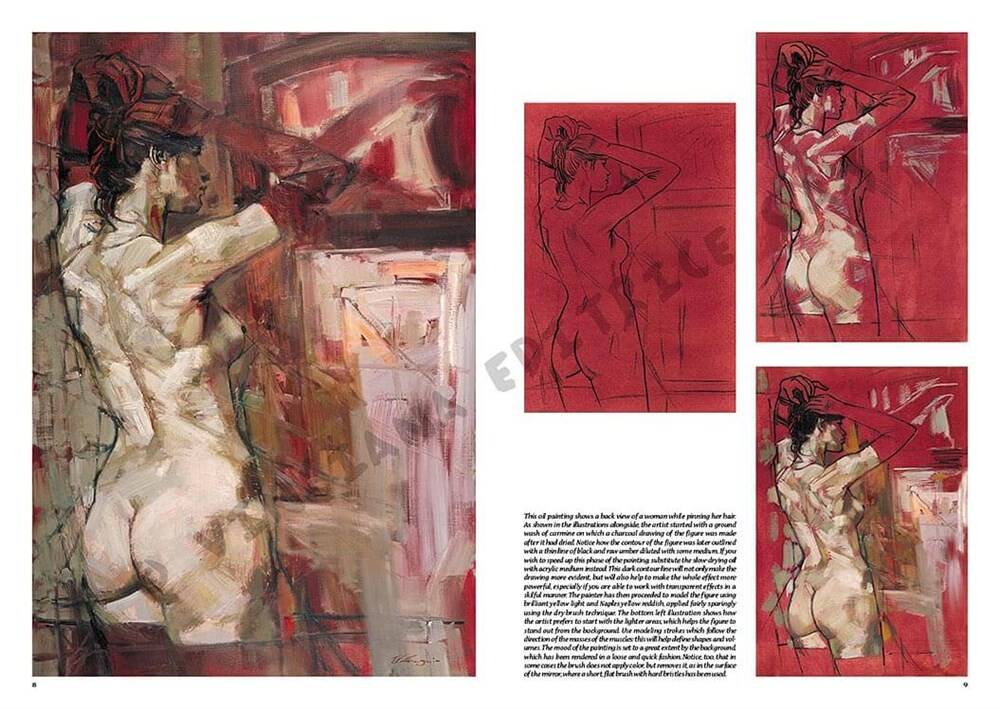 Leonardo Collection Drawing Book Nudes No: 9 Nude Drawing N: 9