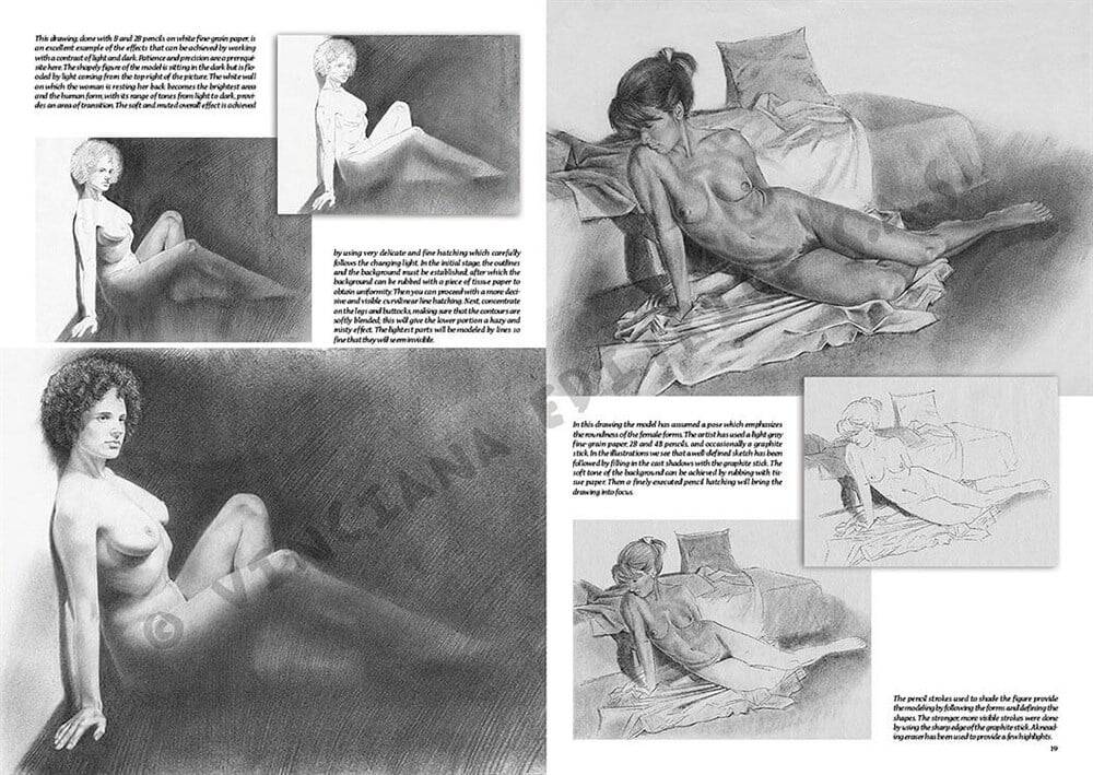 Leonardo Collection Drawing Book Nudes No: 9 Nude Drawing N: 9