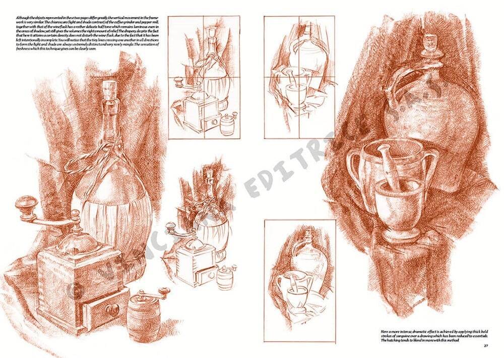 Leonardo Collection Drawing Book Stilife N: 25 Still Life N: 25