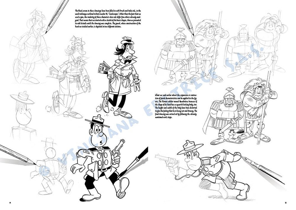 Leonardo Collection Drawing Book The Basics Of Comics N: 33 Illustrated Humor Drawing Basics N: 33