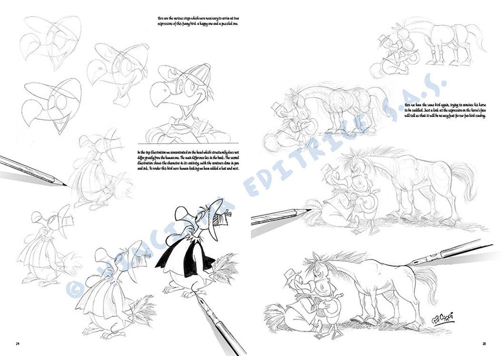 Leonardo Collection Desen Kitabı The Basics Of Comics N: 33 Resimli Mizah Çizim Temelleri N: 33