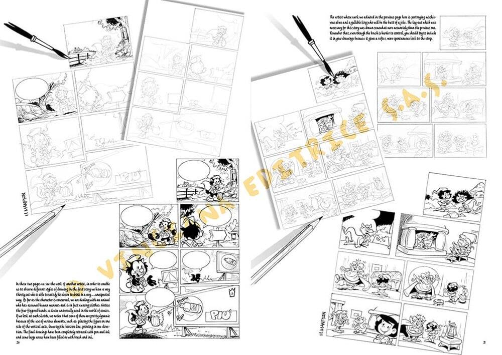 Leonardo Collection Drawing Book The Basics Of Comics N: 34 Illustrated Humor Drawing Basics N: 34