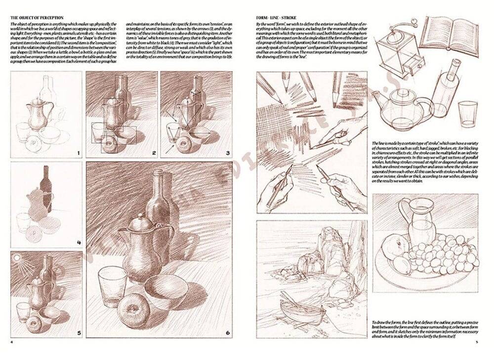 Leonardo Collection Drawing Book The Fundamentals Of Drawing N: 1 Basic Drawing Rules No: 1