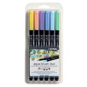 Lyra Aqua Brush Duo Pastel Set 6'lı