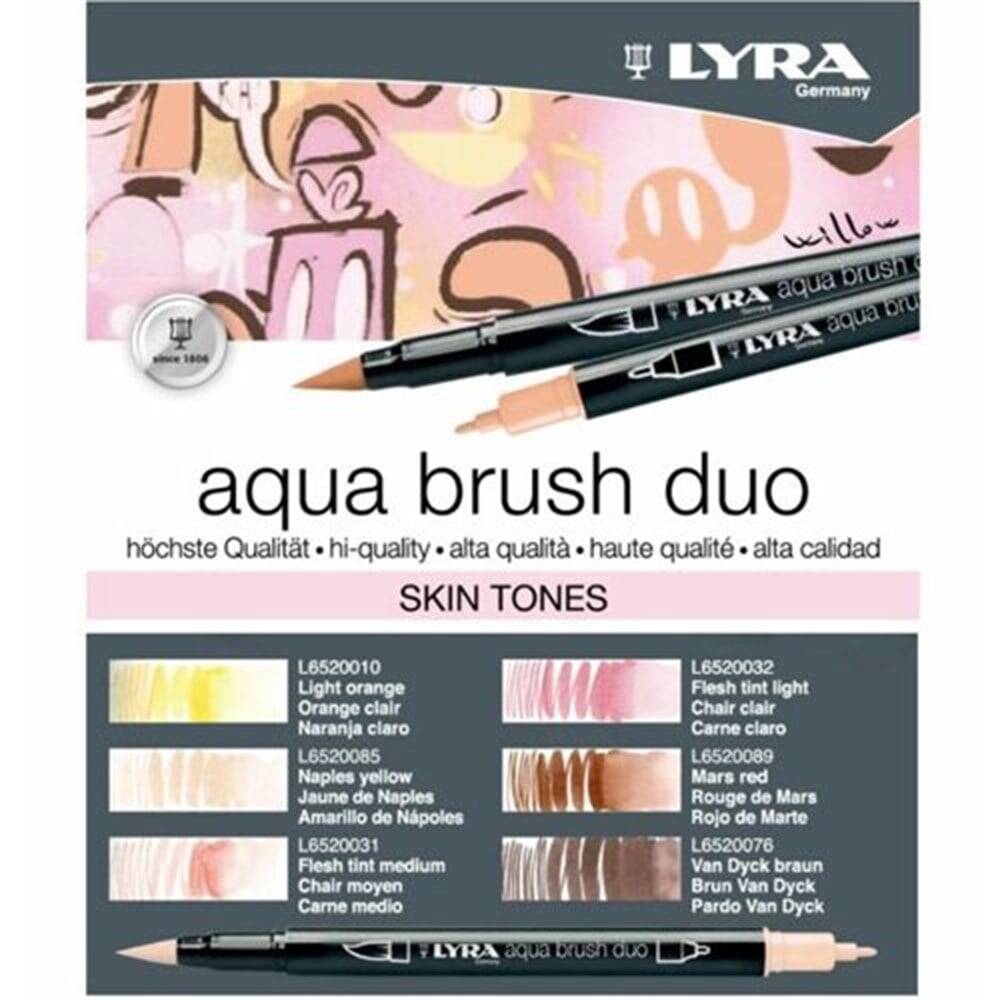 Lyra Aqua Brush Duo Skın Set 6'lı