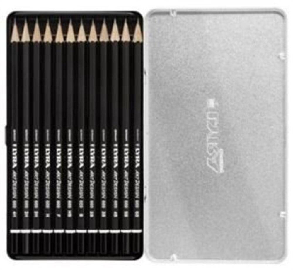 Lyra Art Design 12-Piece Metal Box Mixed Degrees