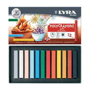 Lyra Polycrayons Soft - Toz Pastel 12 Renk
