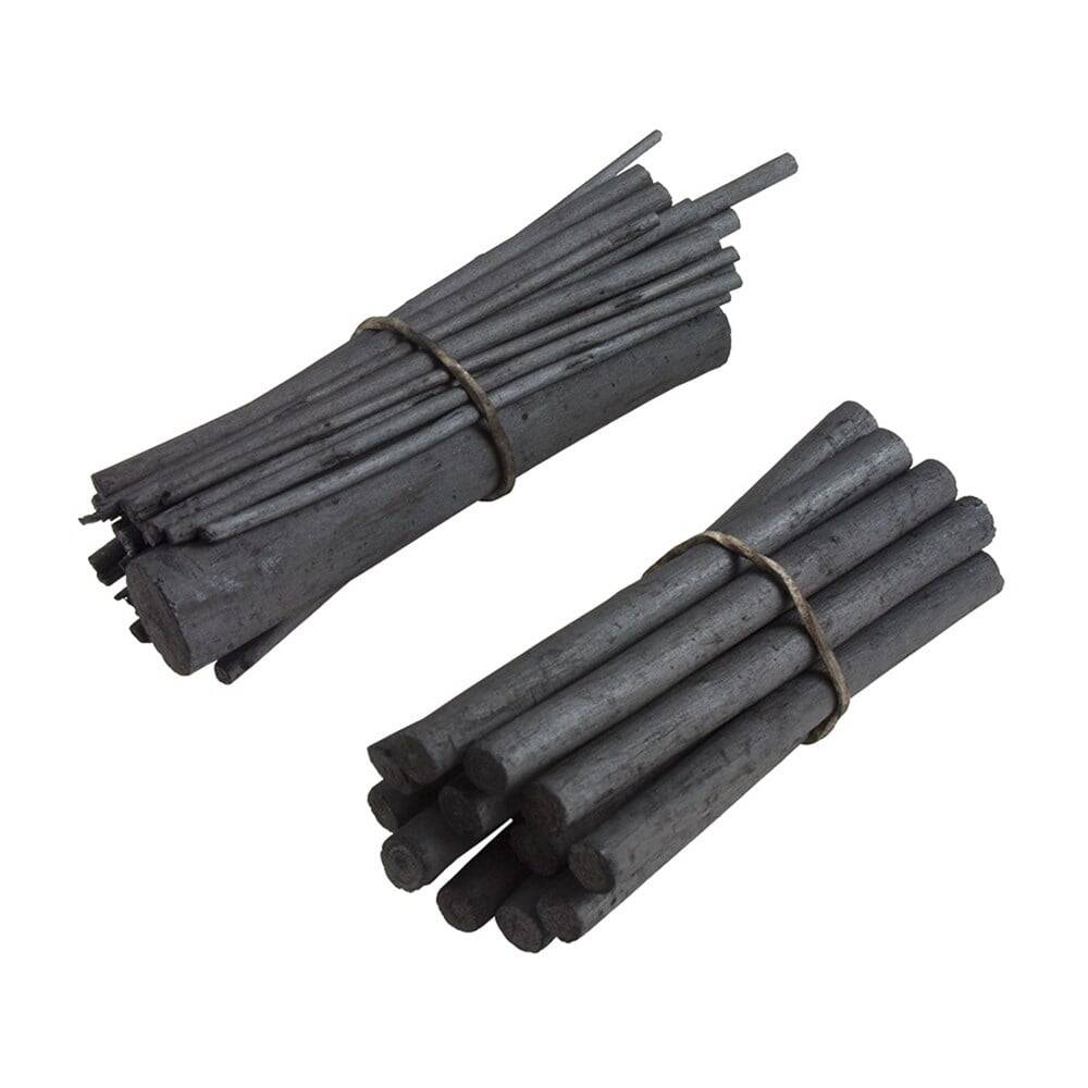 Lyra Willow Charcoal Natural Charcoal 2-10mm 10 Pieces