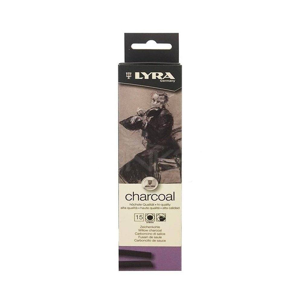 Lyra Willow Charcoal Natural Charcoal 5-6mm 15 Pieces 5550020
