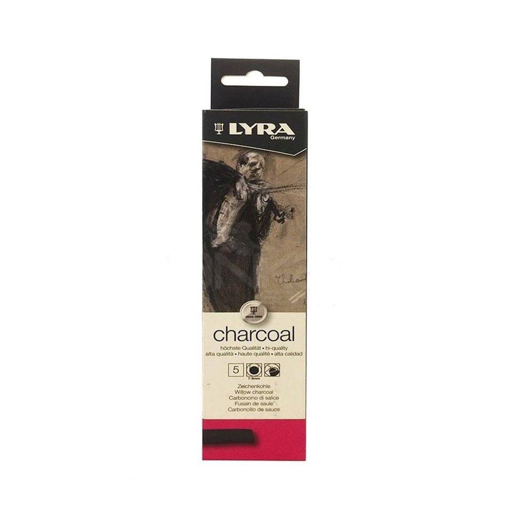 Lyra Willow Charcoal Natural Charcoal 7-9mm 5 Pieces 5550030