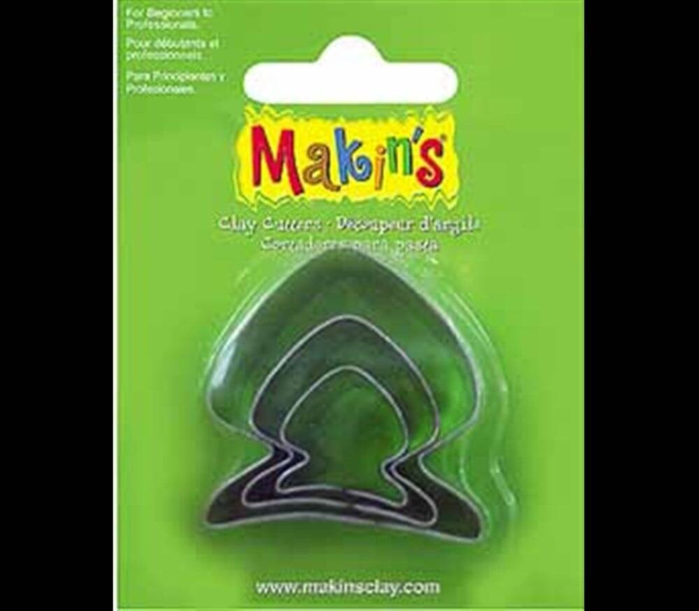 Makin's Clay Cutting Mold Fish 3 Piece