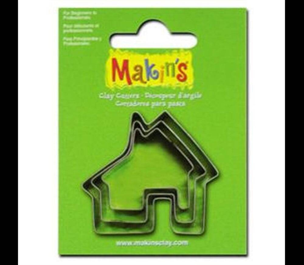 Makin's Clay Cutting Mold Home 3 Piece