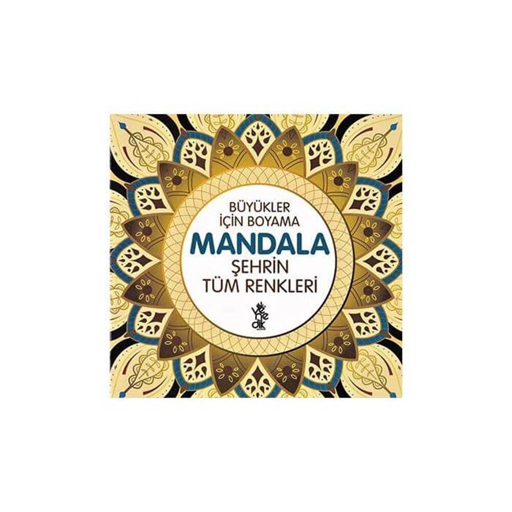 Mandala Şehrin Tüm Renkleri Büyükler İçin Boyama