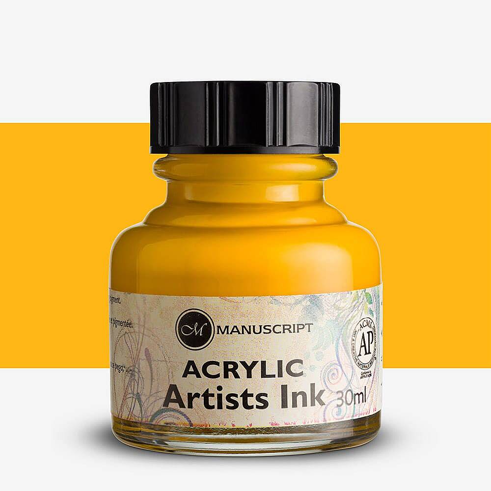 Manuscript Akrilik Mürekkep 30 ml Brillant Yellow