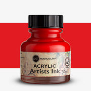 Manuscript Akrilik Mürekkep 30 ml Crimson