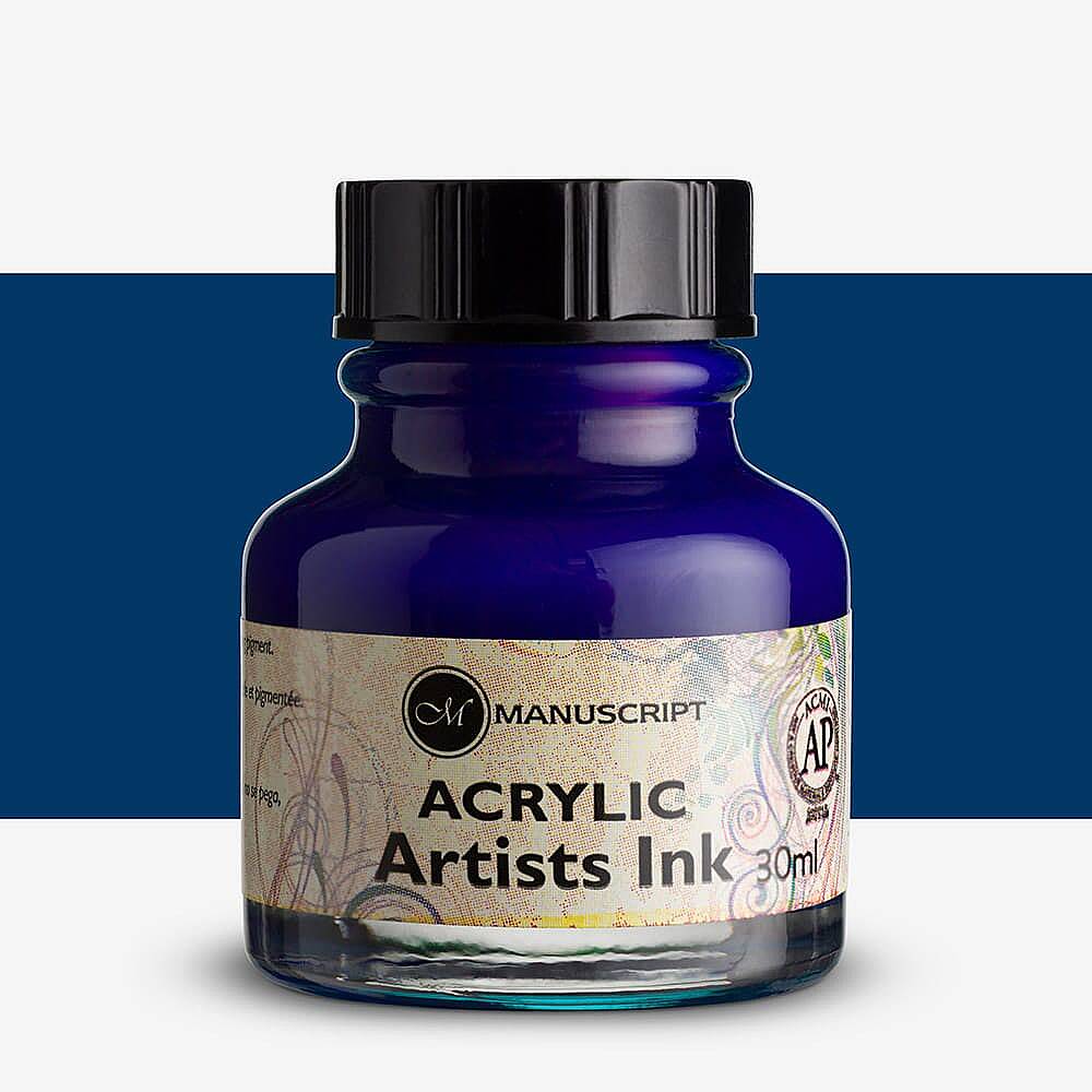 Manuscript Akrilik Mürekkep 30 ml Ocean Blue