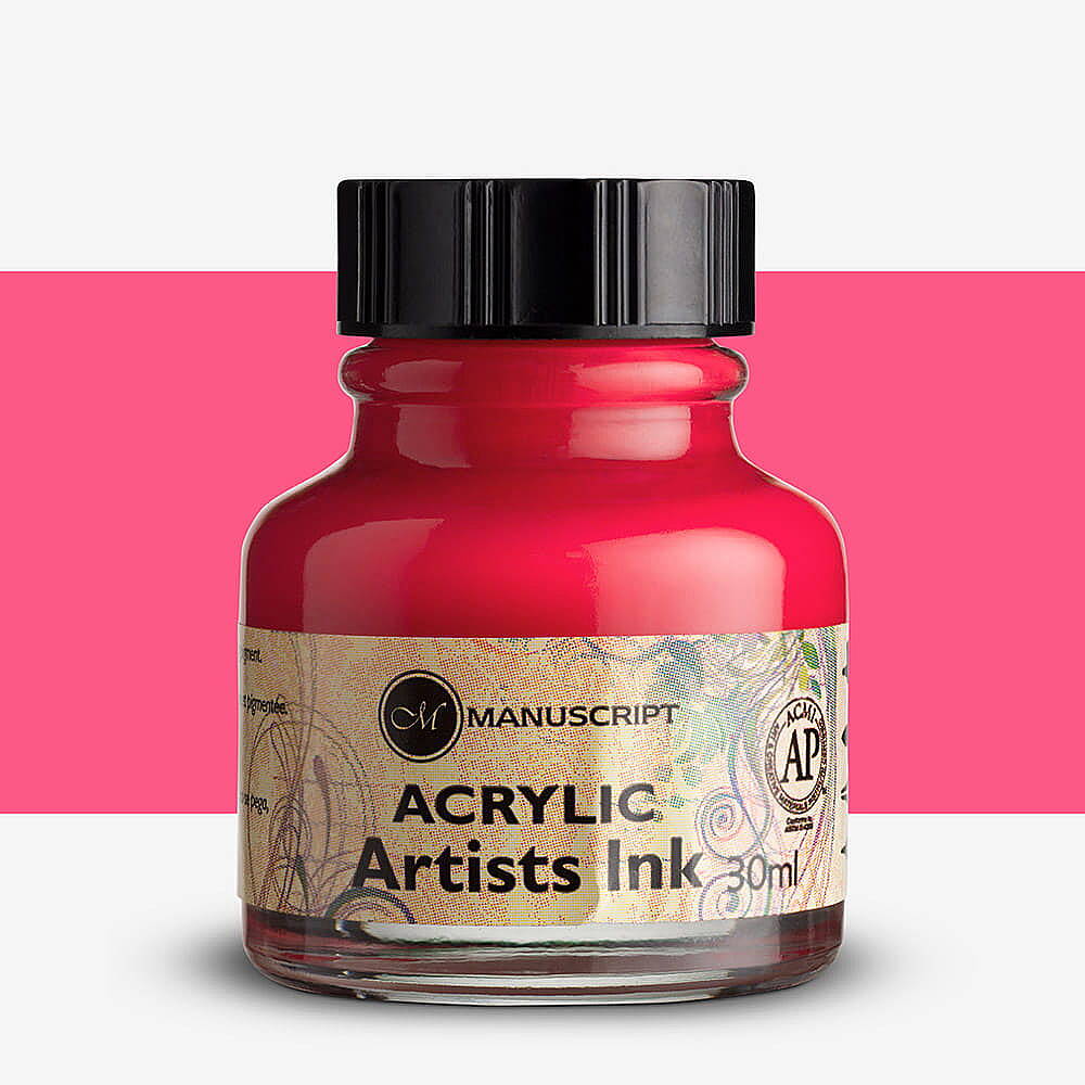 Manuscript Akrilik Mürekkep 30 ml Pink
