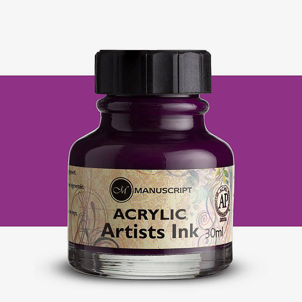 Manuscript Akrilik Mürekkep 30 ml Purple