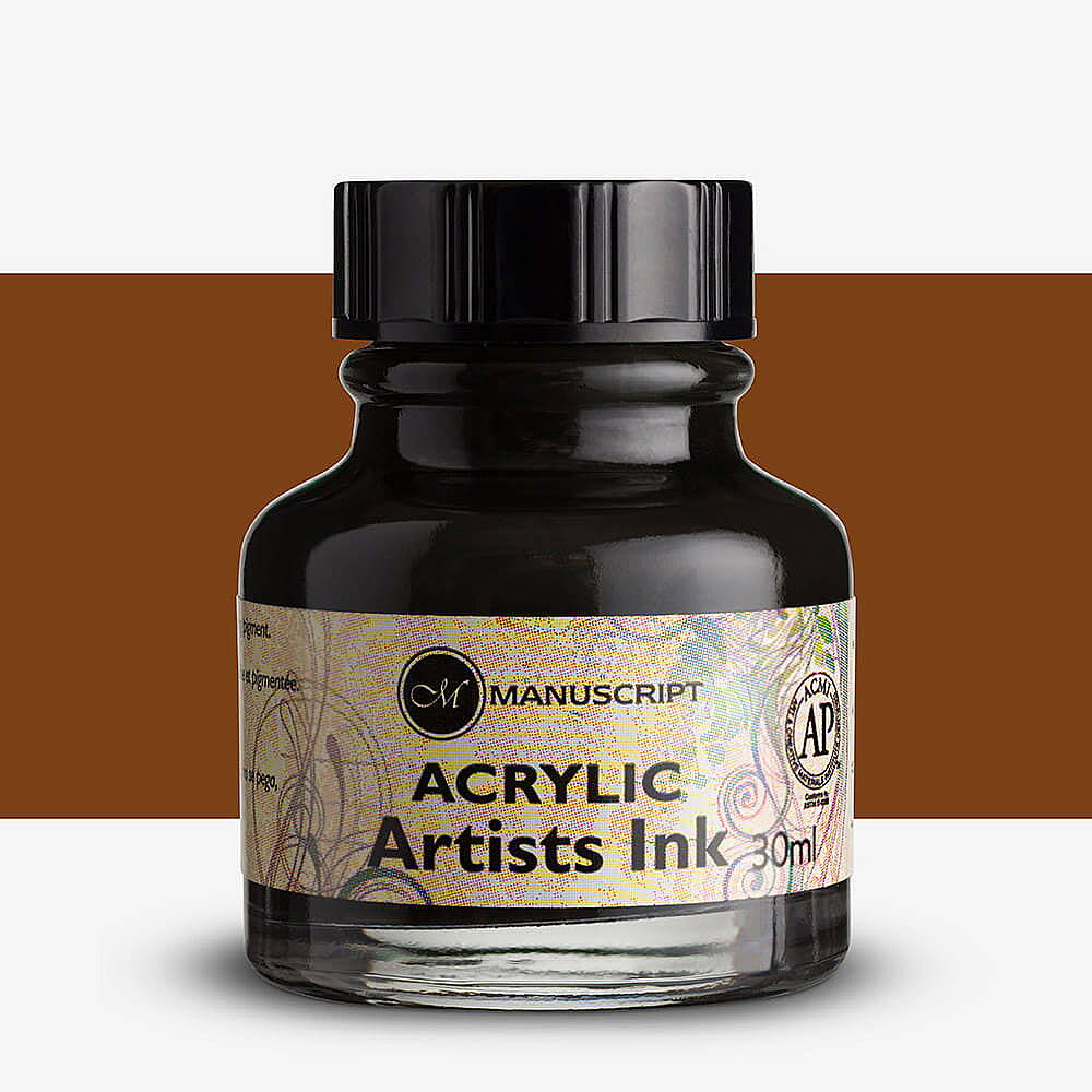 Manuscript Akrilik Mürekkep 30 ml Sepia