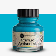 Manuscript Akrilik Mürekkep 30 ml Turquoise