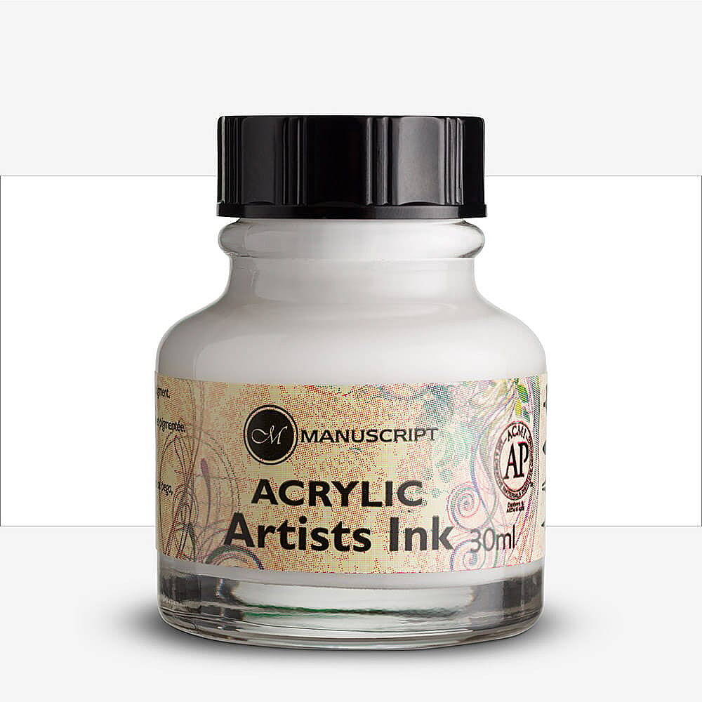 Manuscript Akrilik Mürekkep 30 ml White