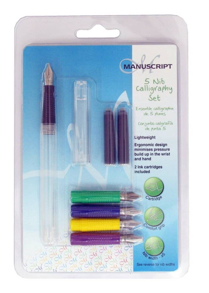 Manuscript Calligraphy Set 5 Pieces