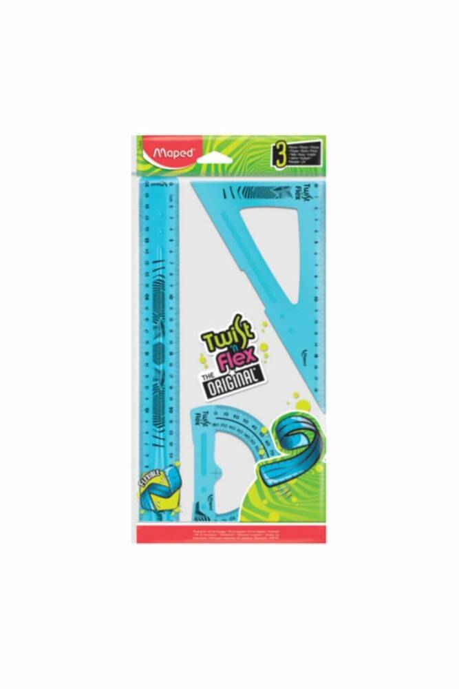 Maped 3-Piece Ruler Set Flex 30 cm
