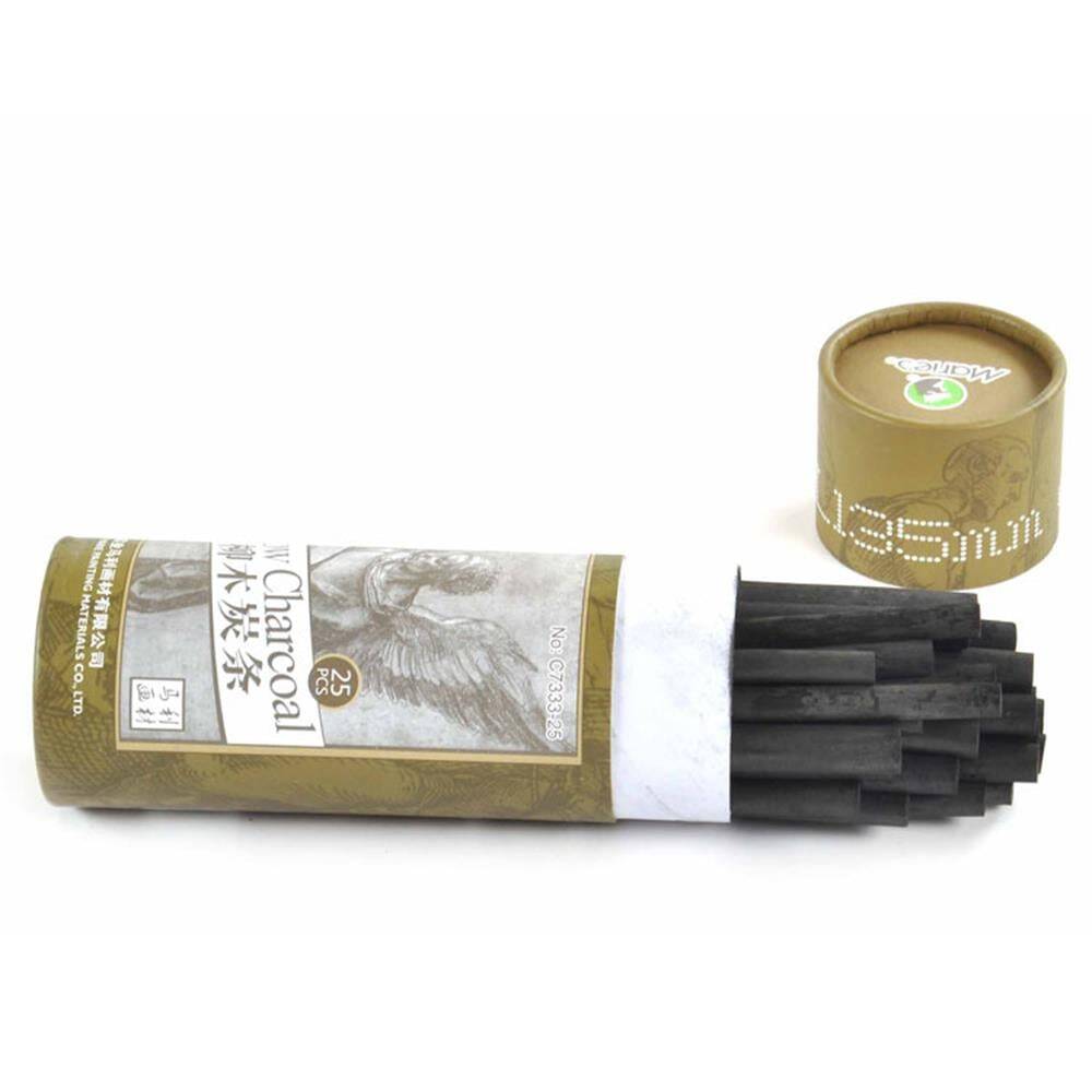 Maries Natural Charcoal Pencil 25 Pieces