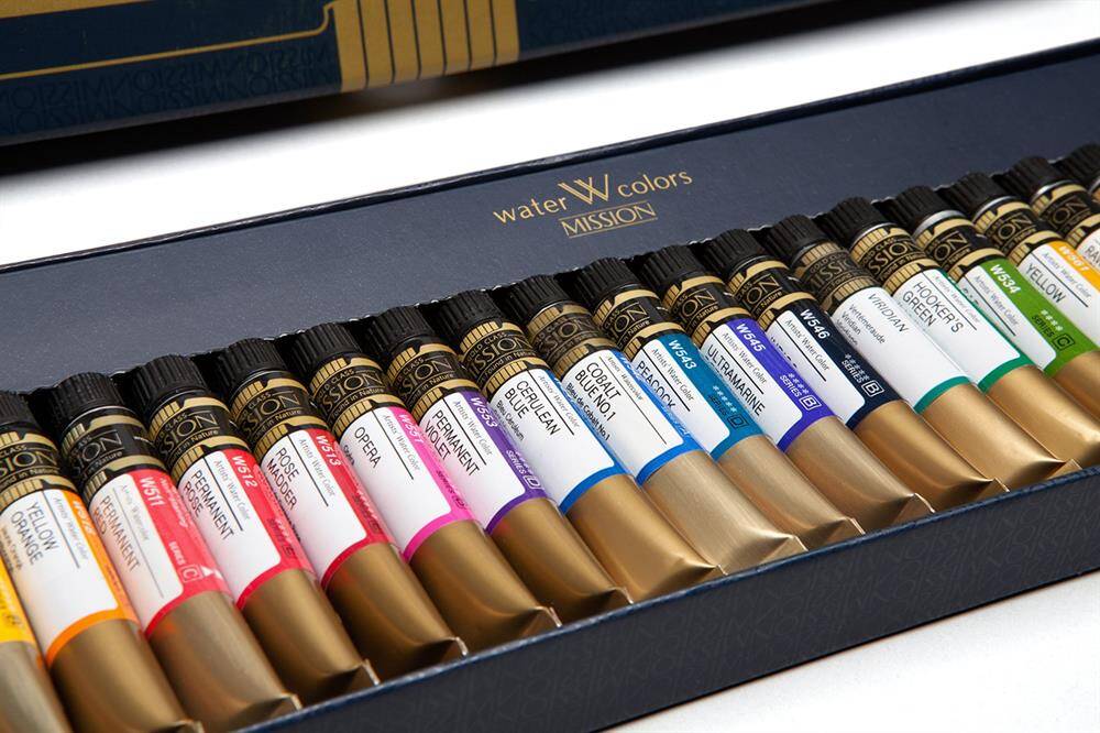 Mission Watercolor Gold Class Watercolor 7 ml 24 Tubes