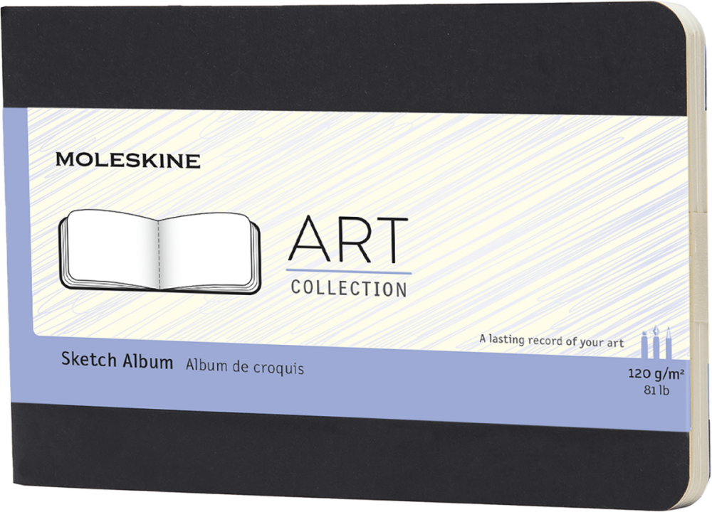 Moleskine Art Collection Sketch Albüm 9x14 72 Sayfa 120 gr Black