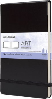 Moleskine Art Collection Suluboya Albüm 13x21 cm 72 Sayfa 200 gr Black