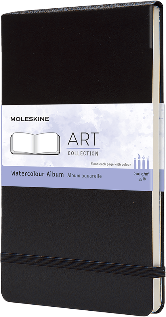 Moleskine Art Collection Suluboya Albüm 13x21 cm 72 Sayfa 200 gr Black