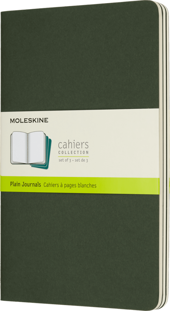 Moleskine Cahiers Journals Çizgili Defter 13x21 80 Sayfa Mersin Yeşili