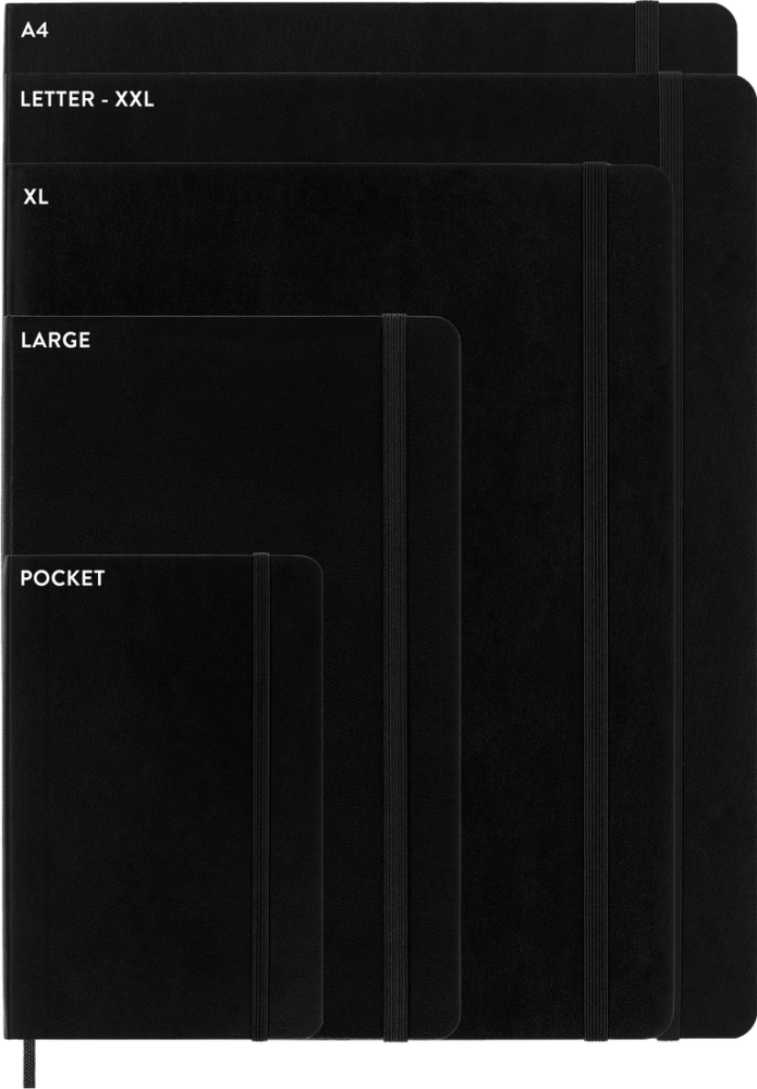 Moleskine Classic Sert Kapak Çizgili Defter 13x21 240 Sayfa Black