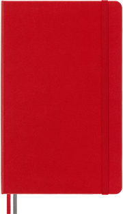 Moleskine Classic Sert Kapak Çizgili Defter 13x21 400 Sayfa Red