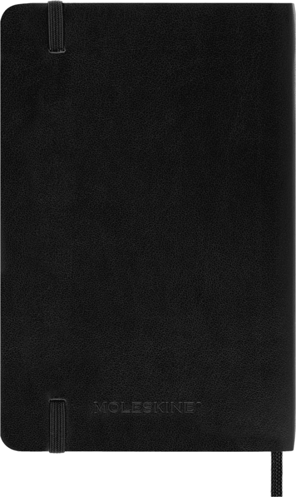Moleskine Classic Sert Kapak Çizgili Defter 9x14 192 Sayfa Black