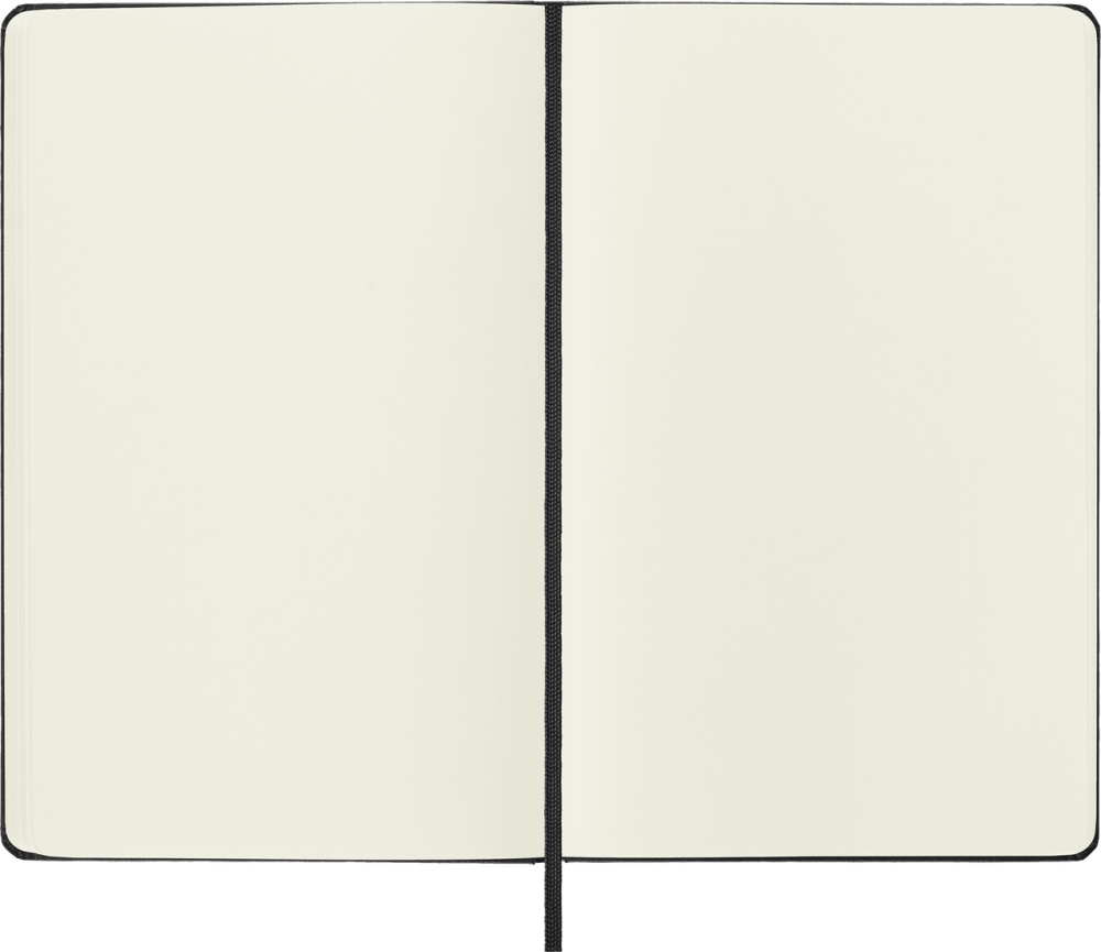Moleskine Classic Sert Kapak Çizgisiz Defter 13x21 240 Sayfa Black