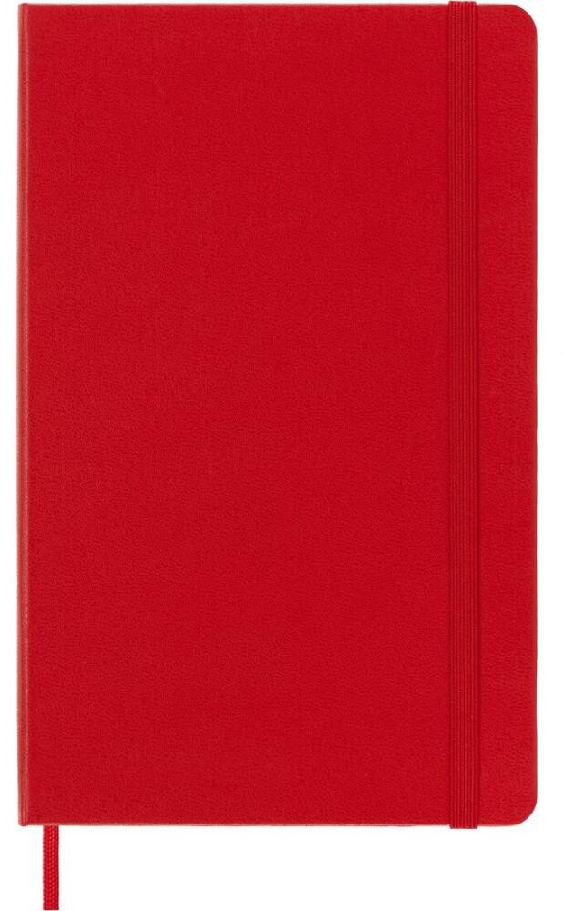 Moleskine Classic Sert Kapak Çizgisiz Defter 13x21 240 Sayfa Red
