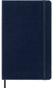 Moleskine Classic Sert Kapak Çizgisiz Defter 13x21 Sapphire Blue