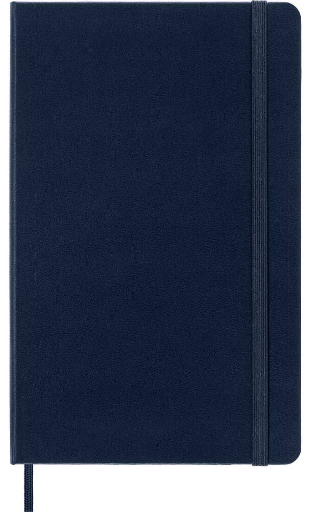 Moleskine Classic Sert Kapak Çizgisiz Defter 13x21 Sapphire Blue