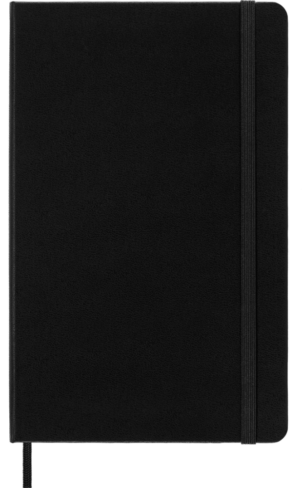 Moleskine Classic Sert Kapak Çizgisiz Defter 9x14 192 Sayfa Black