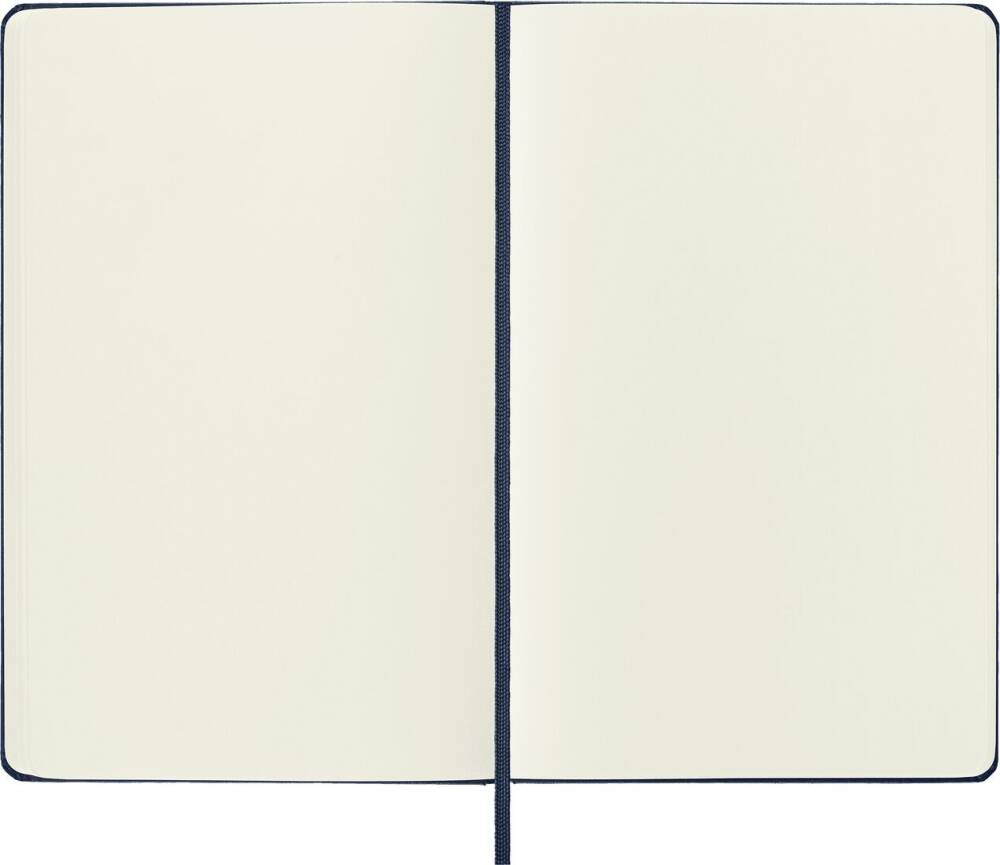 Moleskine Classic Sert Kapak Çizgisiz Defter 9x14 Sapphire Blue
