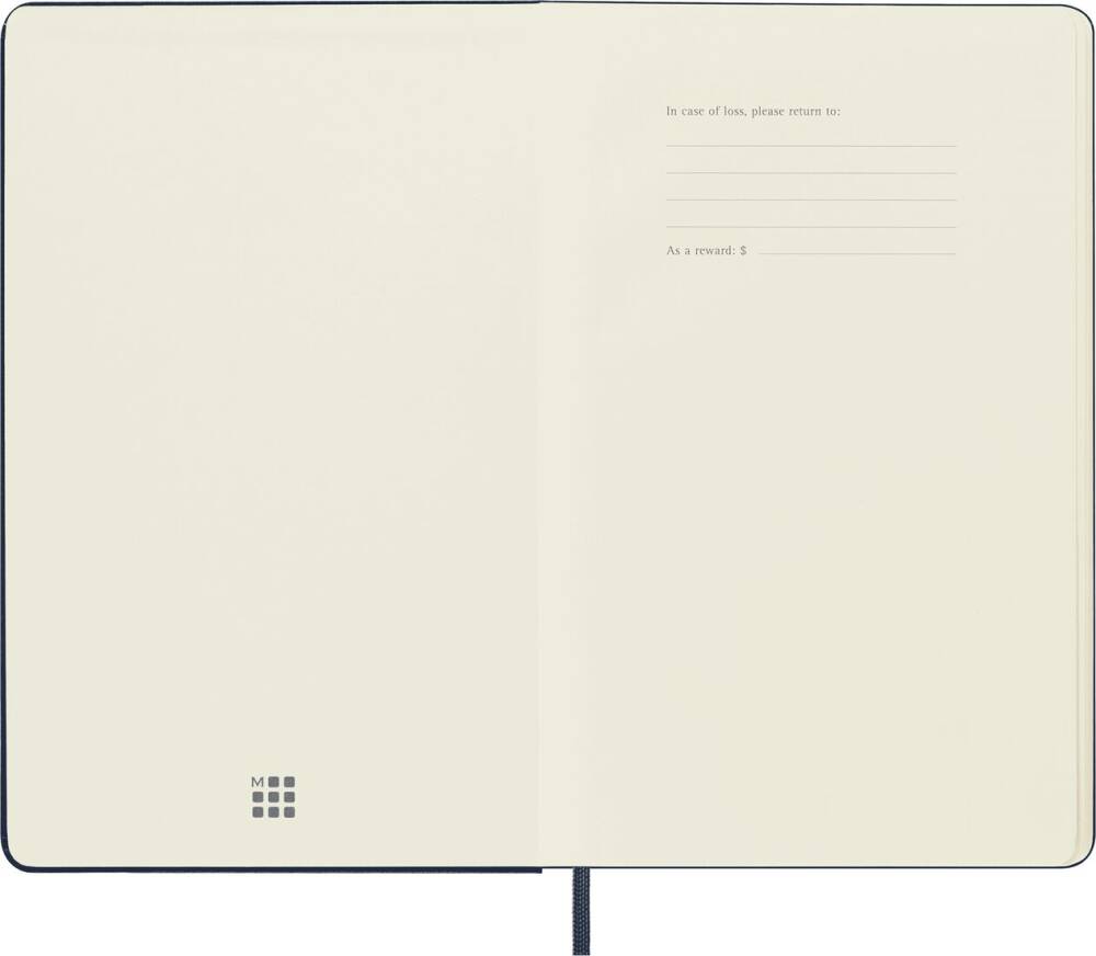 Moleskine Classic Sert Kapak Noktalı Defter 13x21 240 Sayfa Sapphire Blue