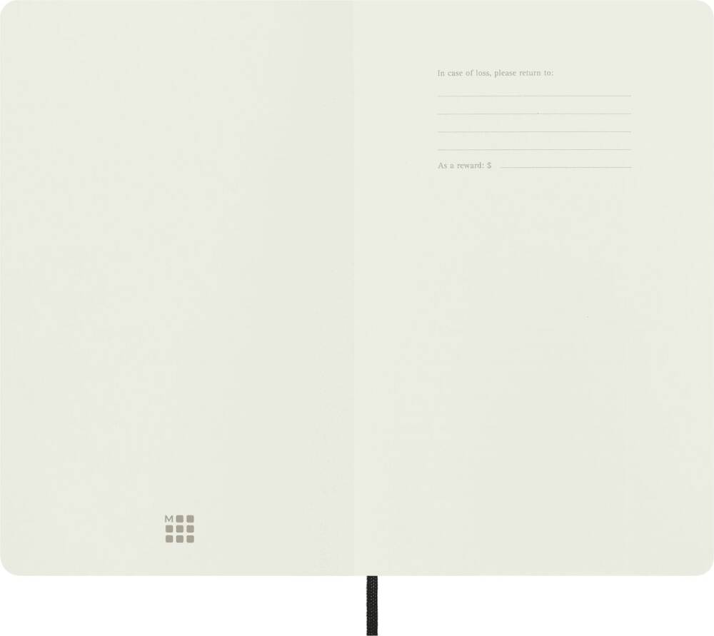 Moleskine Classic Yumuşak Kapak Çizgili Defter 13x21 Black