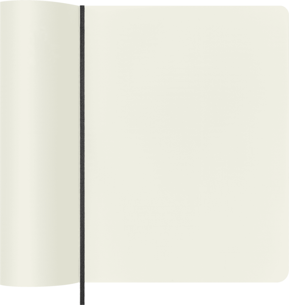 Moleskine Classic Yumuşak Kapak Çizgisiz Defter 13x21 192 Sayfa Black