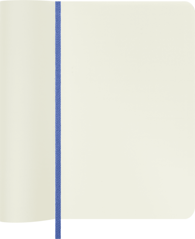 Moleskine Classic Yumuşak Kapak Çizgisiz Defter 13x21 192 Sayfa Mercan Mavi