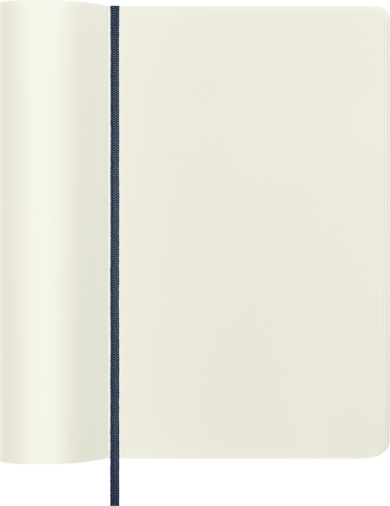 Moleskine Classic Yumuşak Kapak Çizgisiz Defter 13x21 192 Sayfa Sapphire Blue