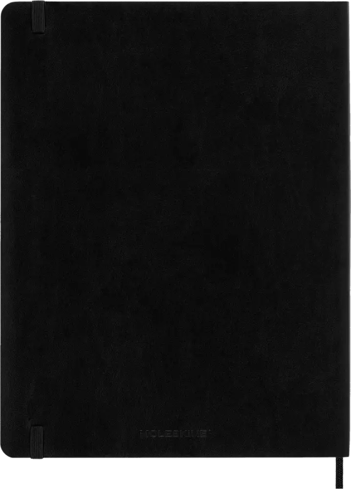 Moleskine Classic Yumuşak Kapak Çizgisiz Defter 19x25 192 Sayfa Black